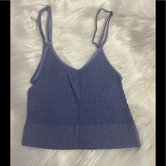 - Anthropologie seamless pucker bralette - Picture 1 of 4